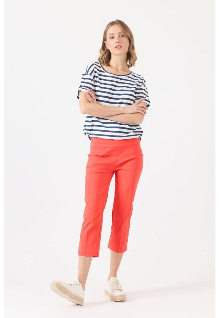 Pantalon regular rojo PRIVILEGE 1057-4