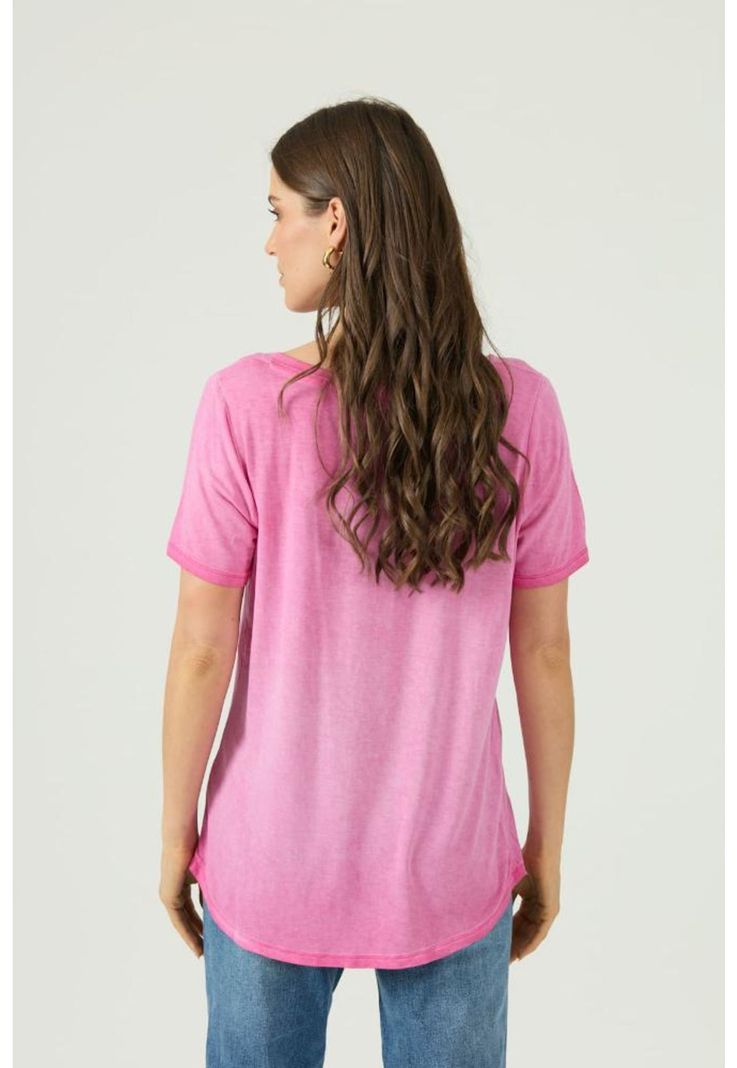 Polera fucsia manga corta PRIVILEGE-4