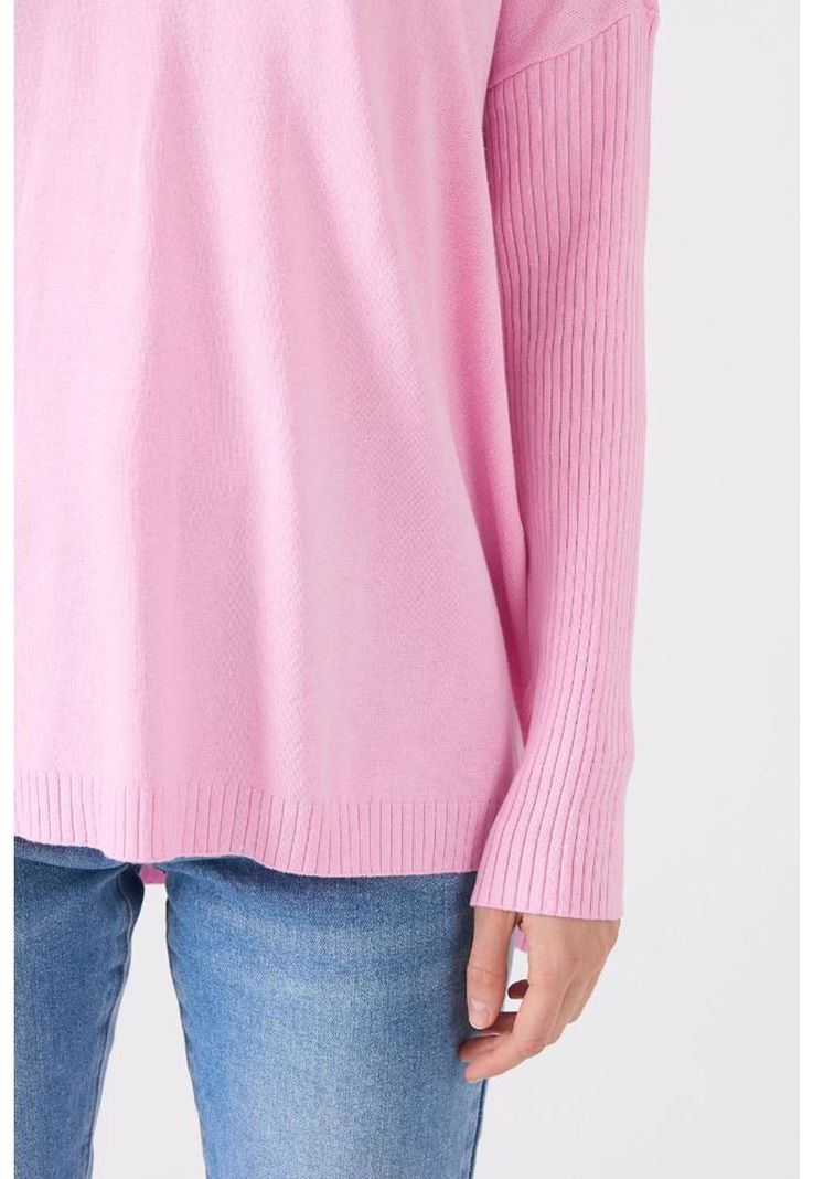 Sweater rosa manga larga PRIVILEGE-4