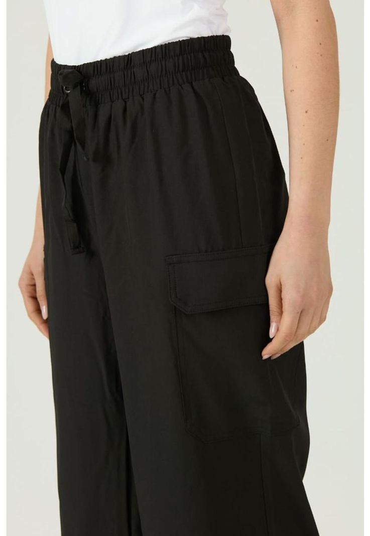 Pantalon regular negro PRIVILEGE 1091-4