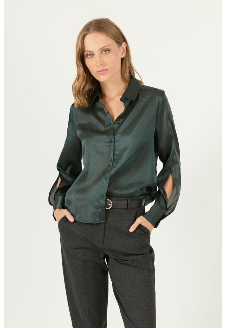 Blusa verde PRIVILEGE 2179-1