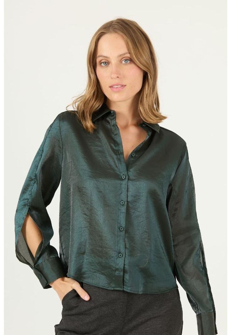 Blusa verde PRIVILEGE 2179-2