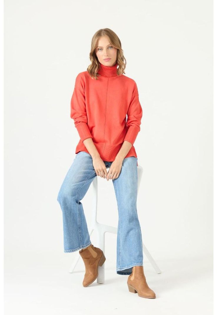 Sweater naranjo PRIVILEGE 2201-0