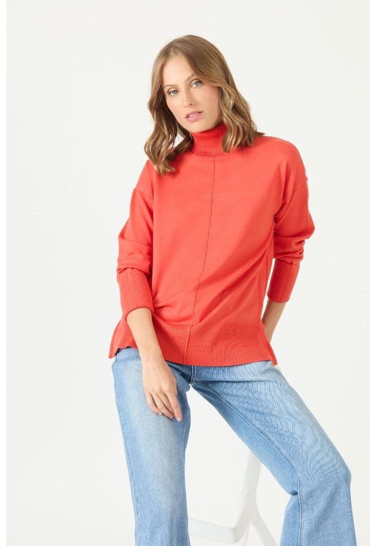 Sweater naranjo PRIVILEGE 2201-1