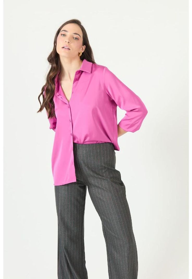 Blusa fucsia PRIVILEGE 2395-0