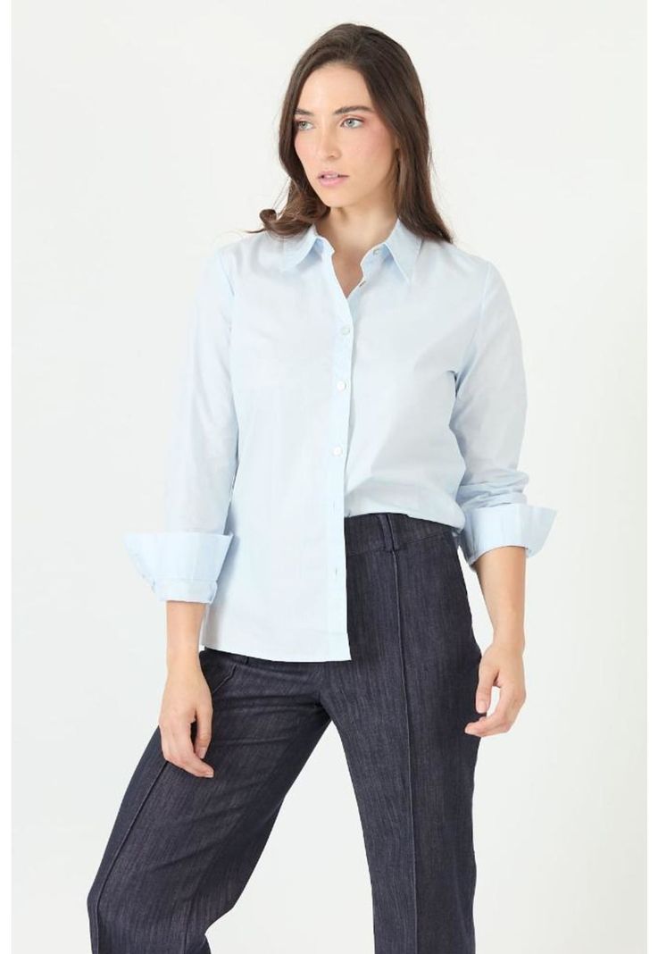 Blusa celeste PRIVILEGE 2171-0