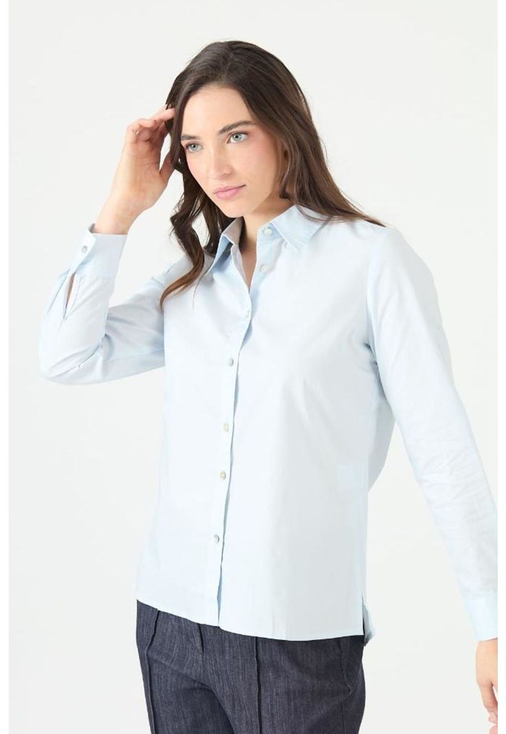 Blusa celeste PRIVILEGE 2171-1