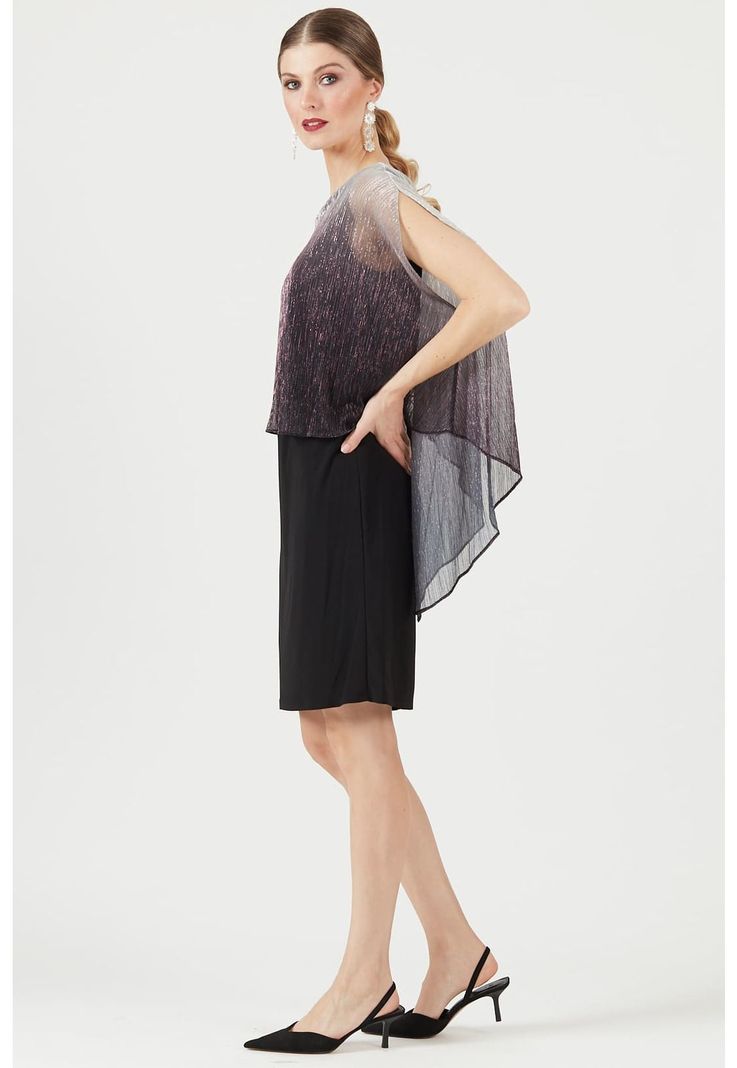 Vestido negro estampado-1