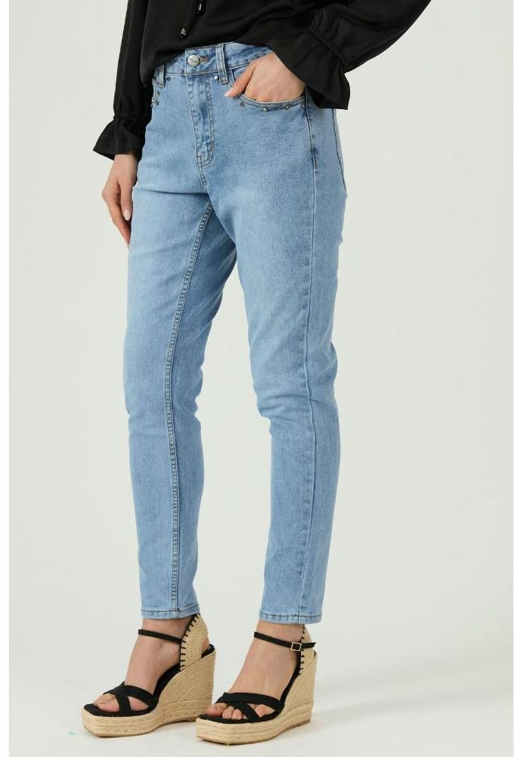 Jeans skinny celeste PRIVILEGE-1