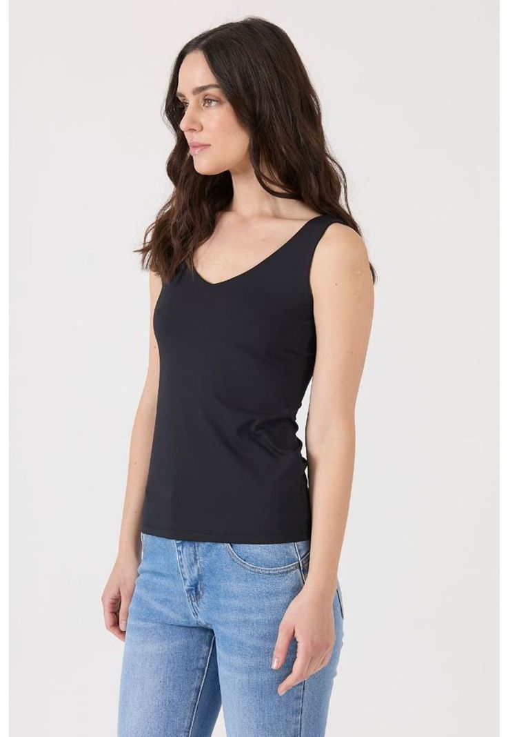 Polera poliamida negra PRIVILEGE 1582-3