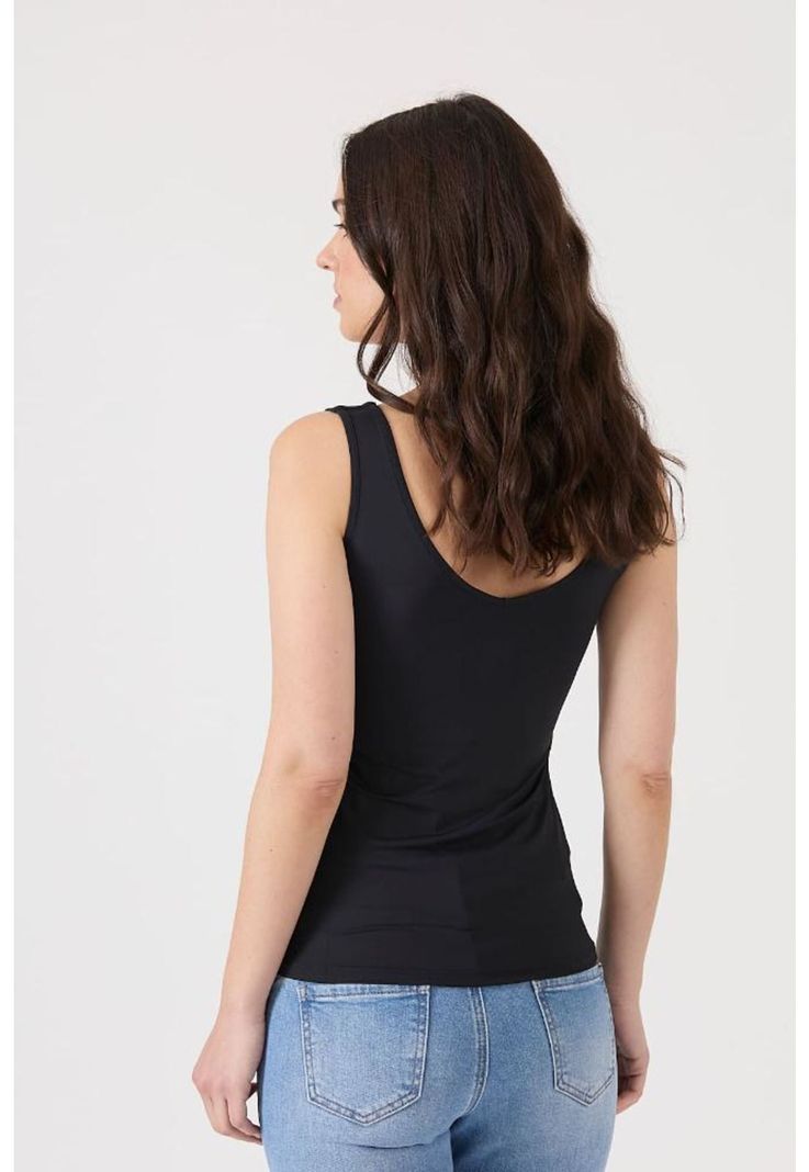 Polera poliamida negra PRIVILEGE 1582-4