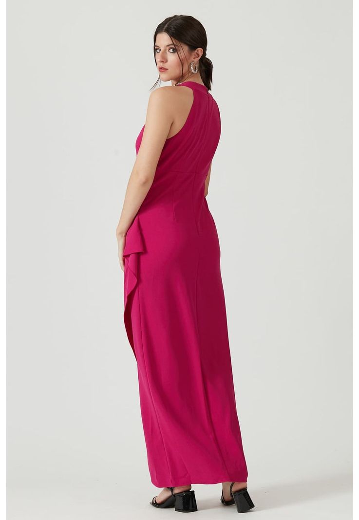 Vestido fucsia-4