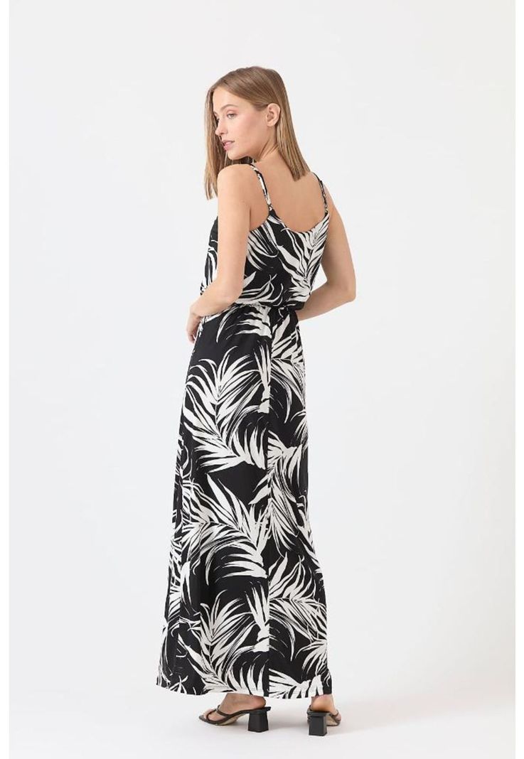 Vestido negro estampado PRIVILEGE 1144-2