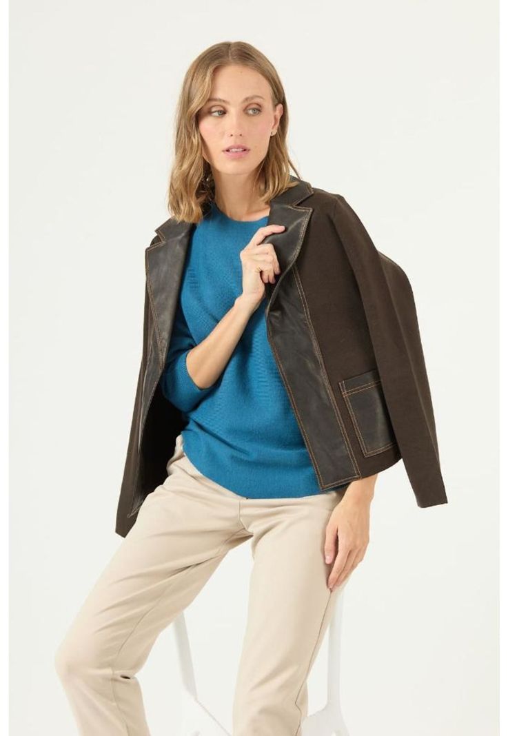 Chaqueta cafe moro PRIVILEGE 2119-1