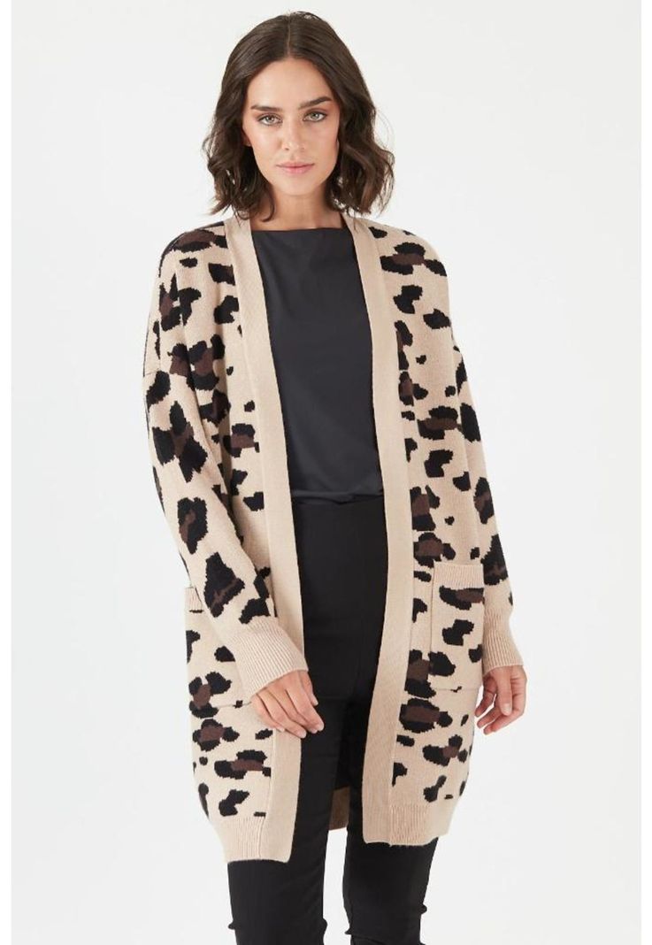 Tapado tejido beige animal print-0