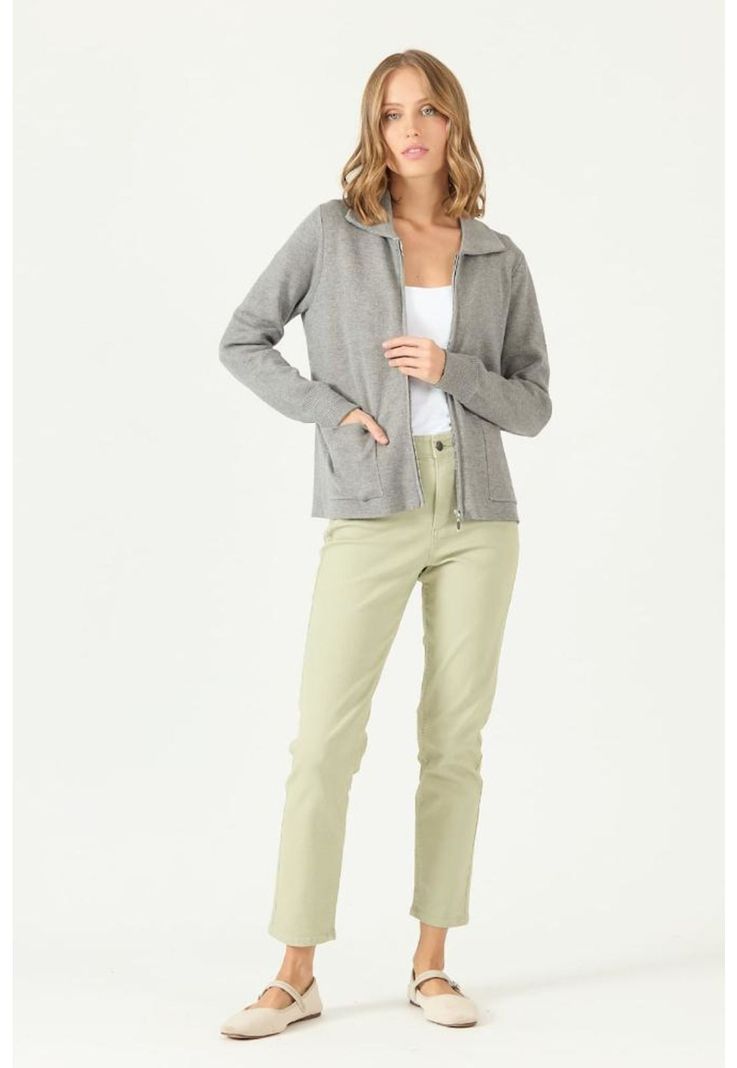 Cardigan gris PRIVILEGE 2206-1