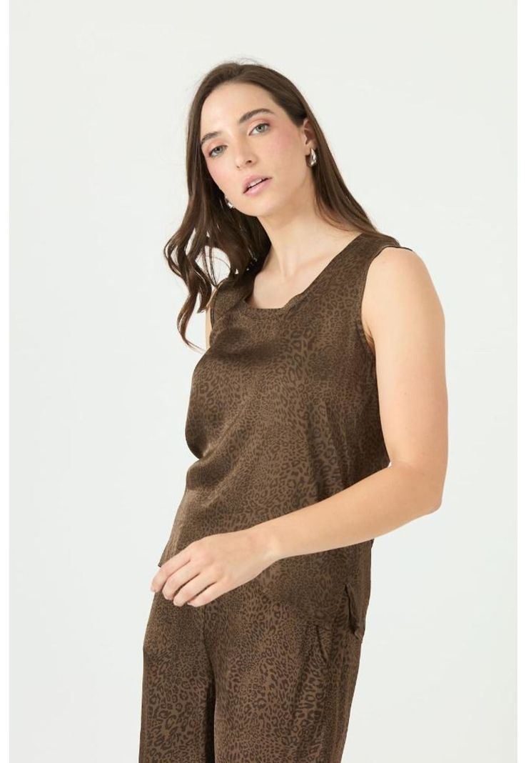 Blusa vison estampada PRIVILEGE 2383-2