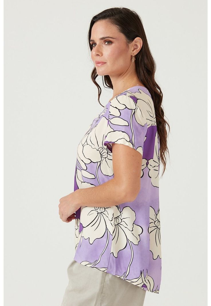 Blusa morada diseno flores-2