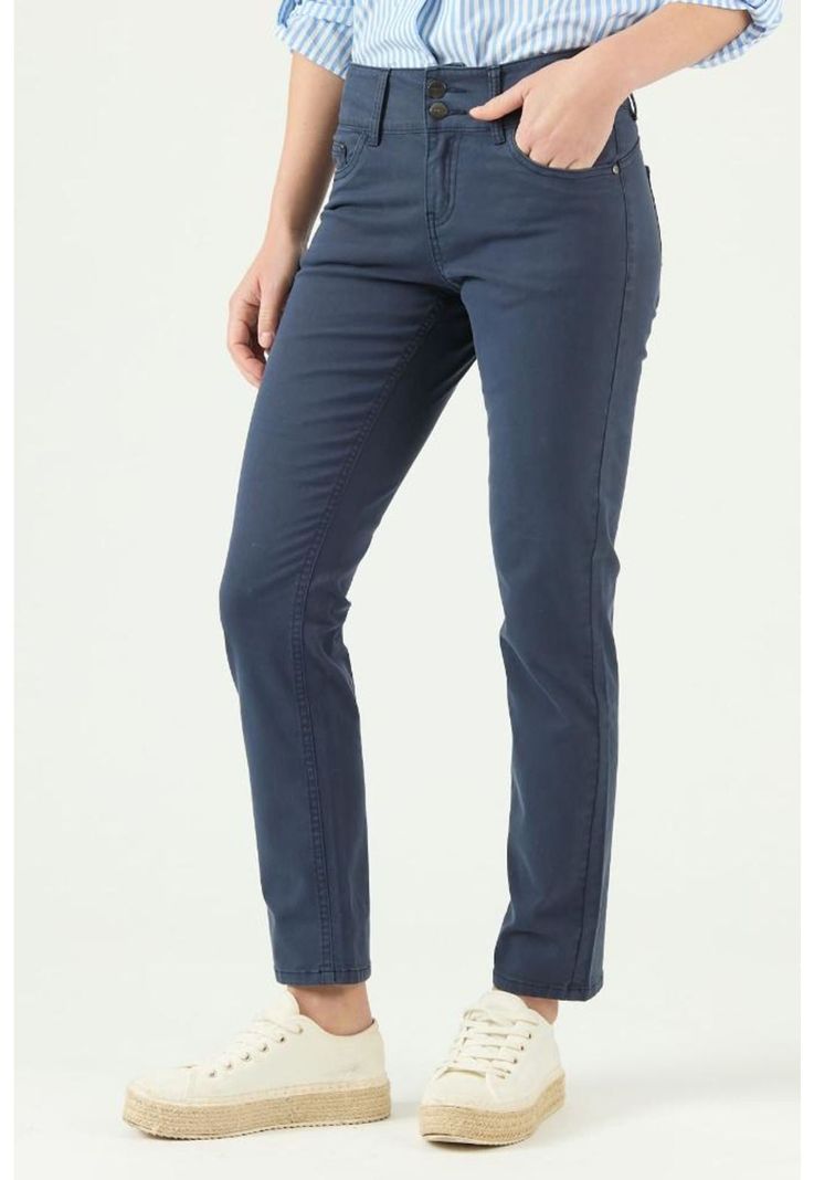 Pantalon skinny azul PRIVILEGE 347-1