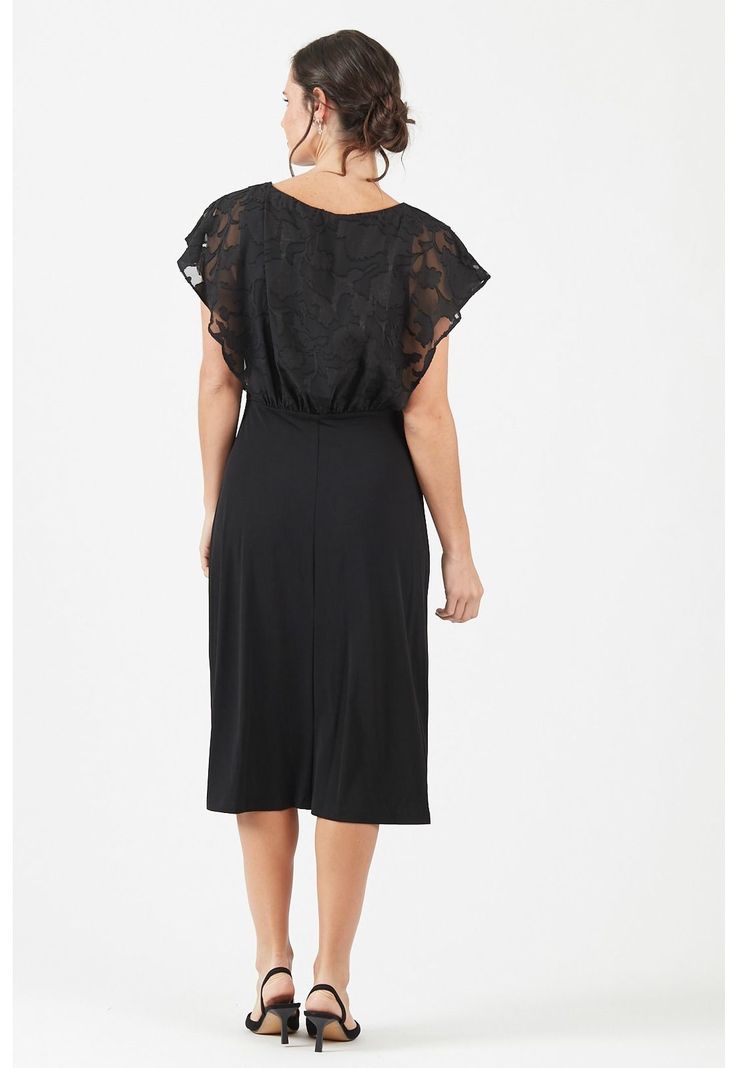 Vestido negro PRIVILEGE 718-2