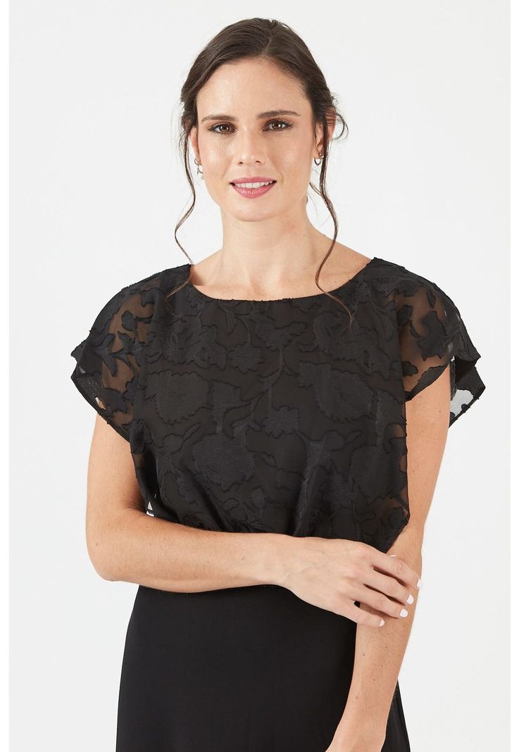 Vestido negro PRIVILEGE 718-3