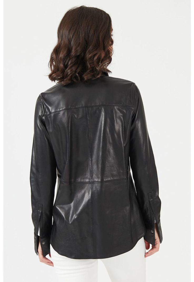 Sobrecamisa de cuero negra-3