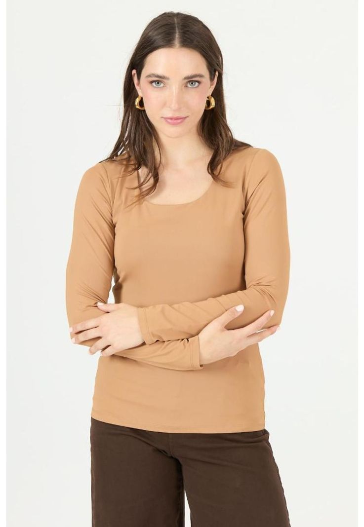 Polera caramelo PRIVILEGE 2309-1