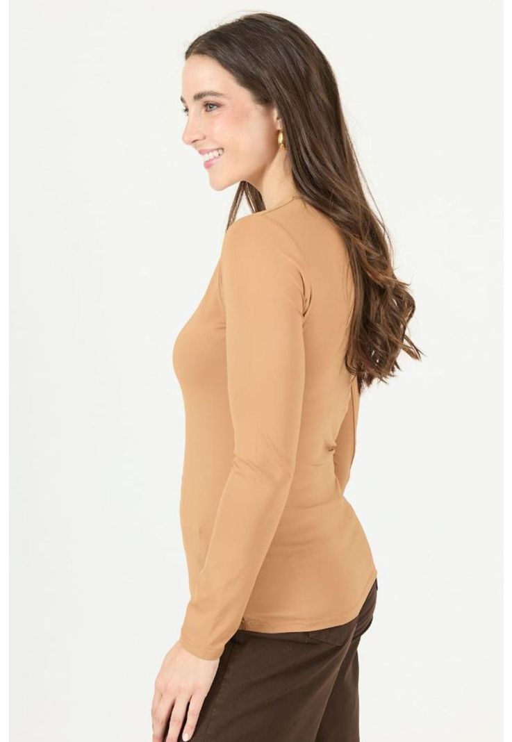 Polera caramelo PRIVILEGE 2309-2