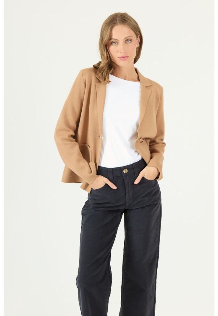 Chaqueta camel PRIVILEGE 2120-0