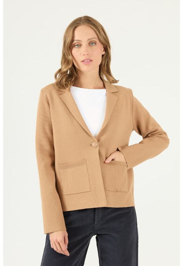 Chaqueta camel PRIVILEGE 2120-1
