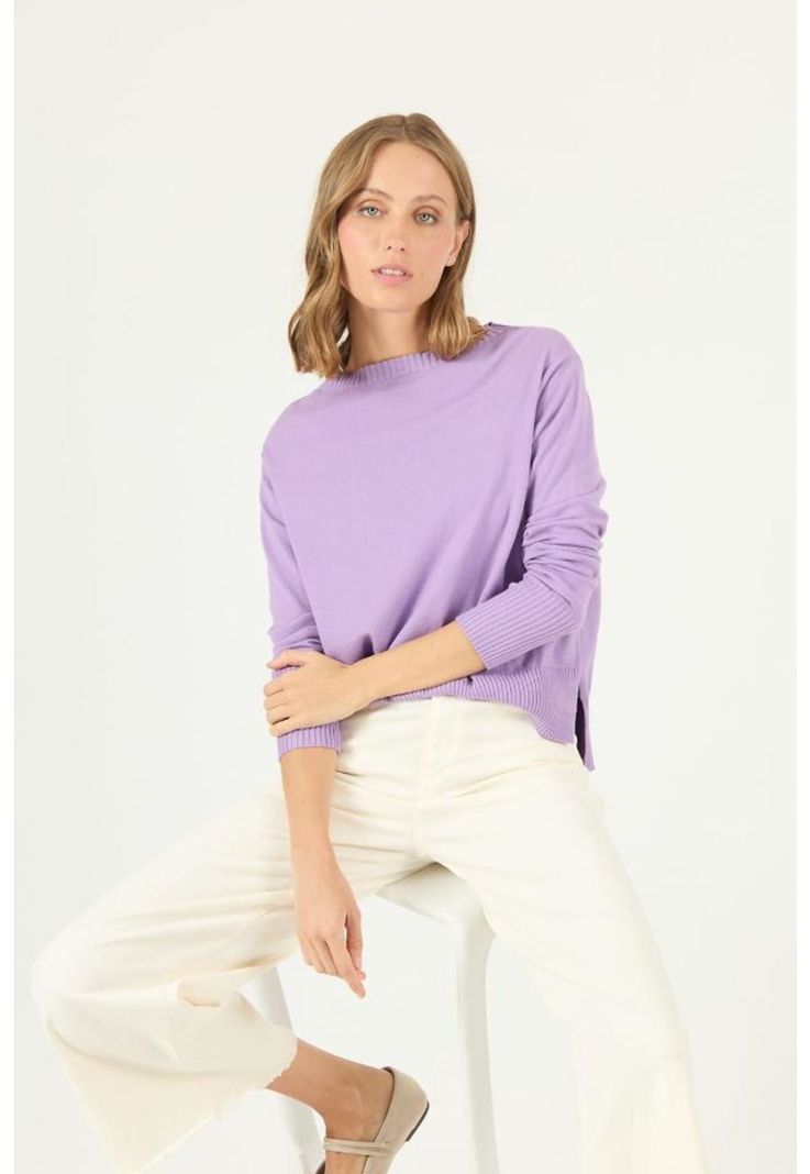 Sweater lila PRIVILEGE 2435-1
