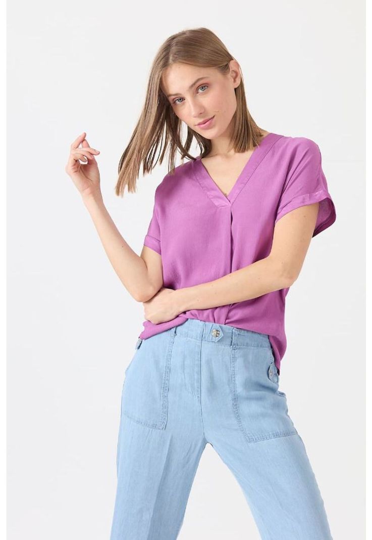 Blusa morada PRIVILEGE 1535-0