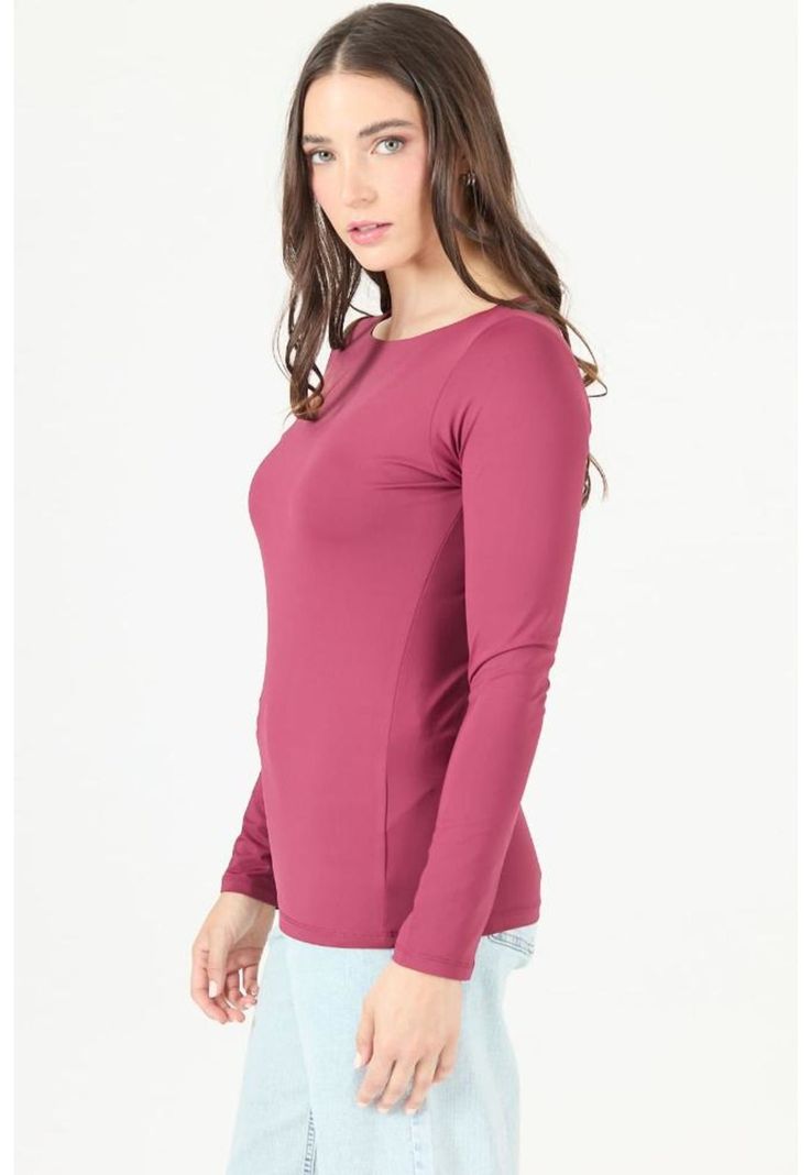 Polera burdeo PRIVILEGE 2313-2