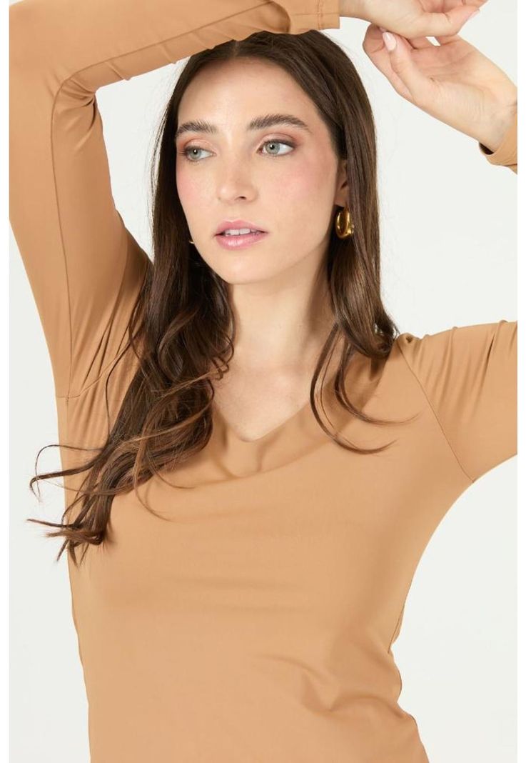 Polera caramelo PRIVILEGE 2325-0