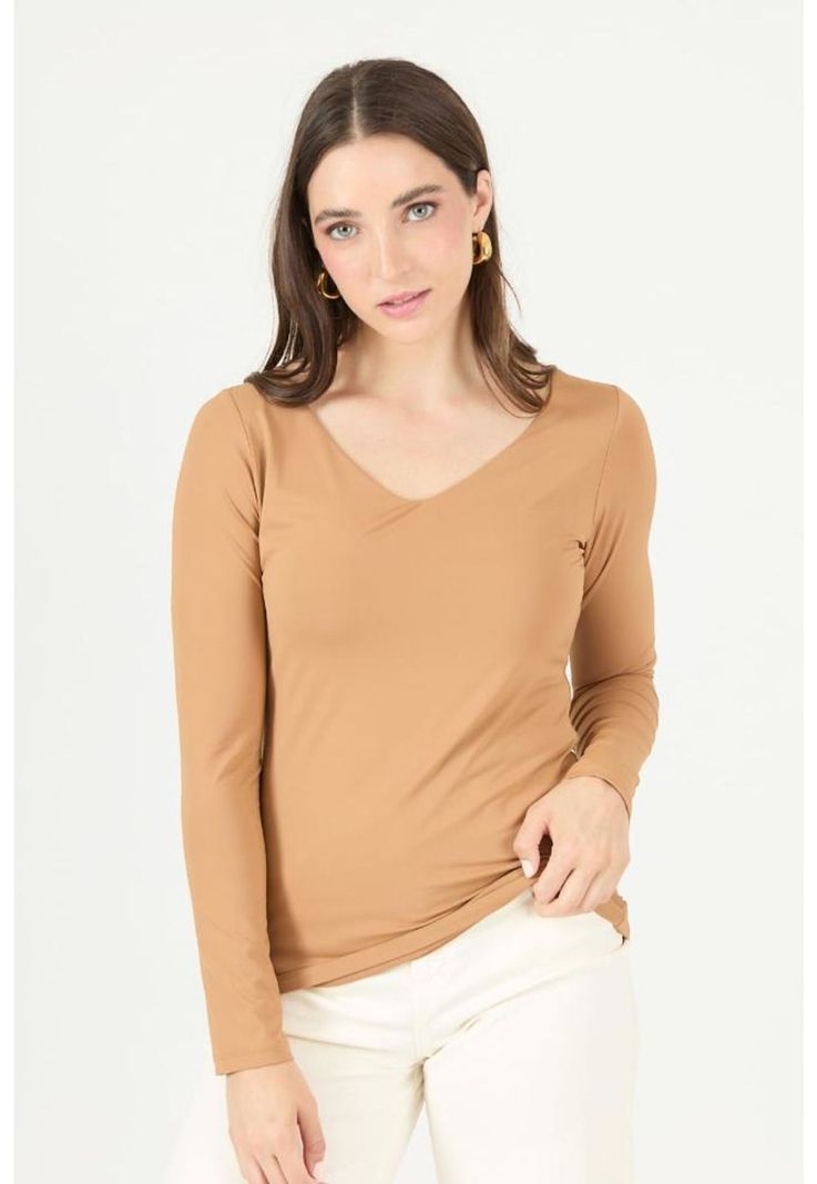 Polera caramelo PRIVILEGE 2325-1