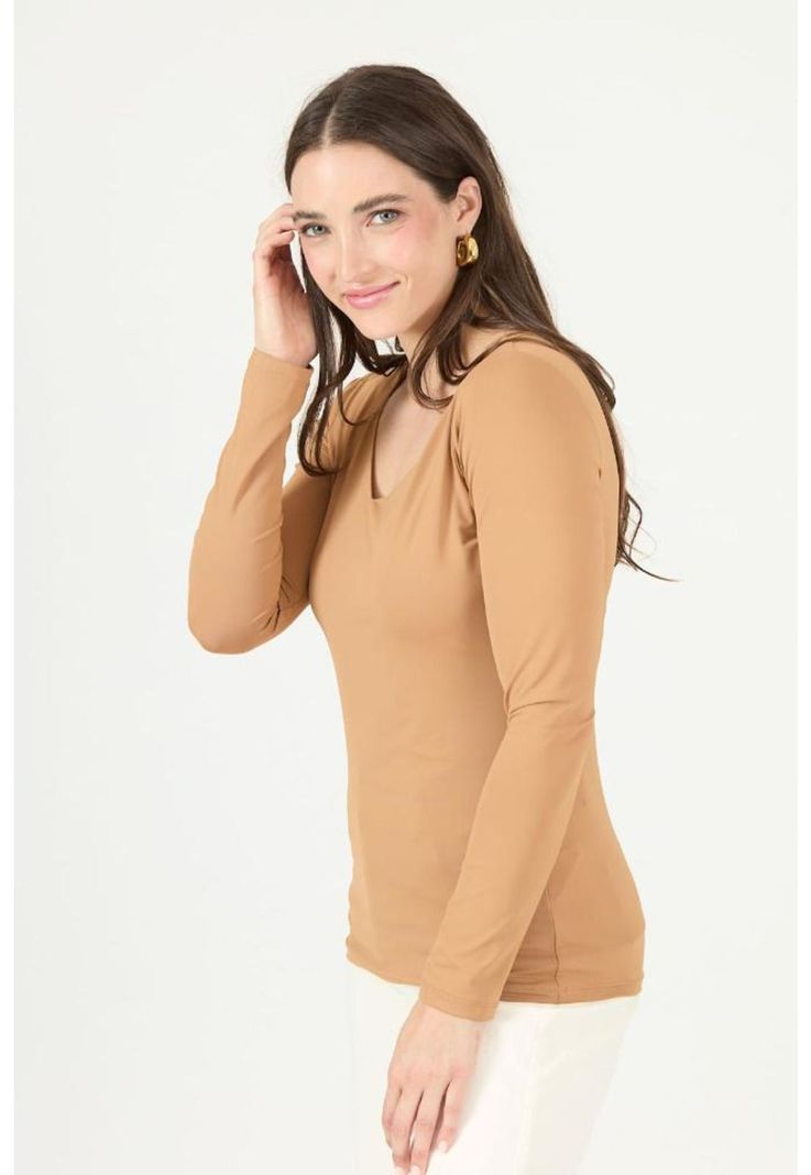 Polera caramelo PRIVILEGE 2325-2
