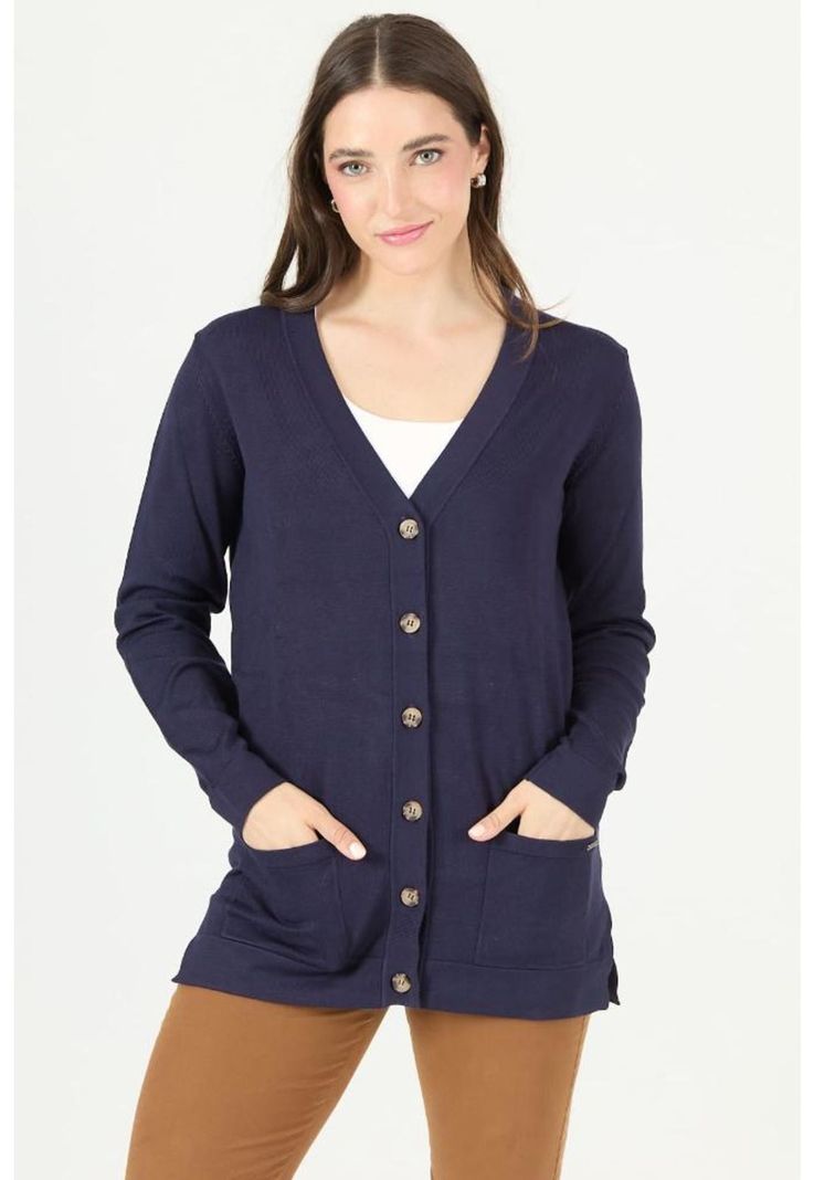 Cardigan azul marino PRIVILEGE 2460-0