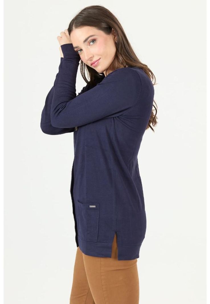 Cardigan azul marino PRIVILEGE 2460-1