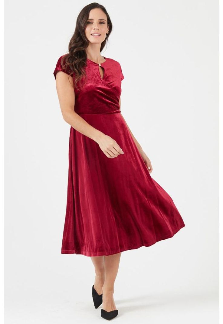 Vestido burdeo-0
