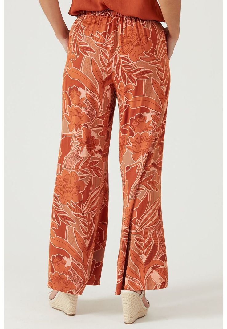 Pantalon wide leg cobre estampado-2