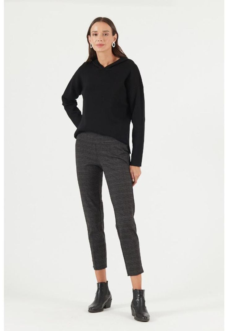 Leggings slim fit cafe estampada PRIVILEGE 337-0