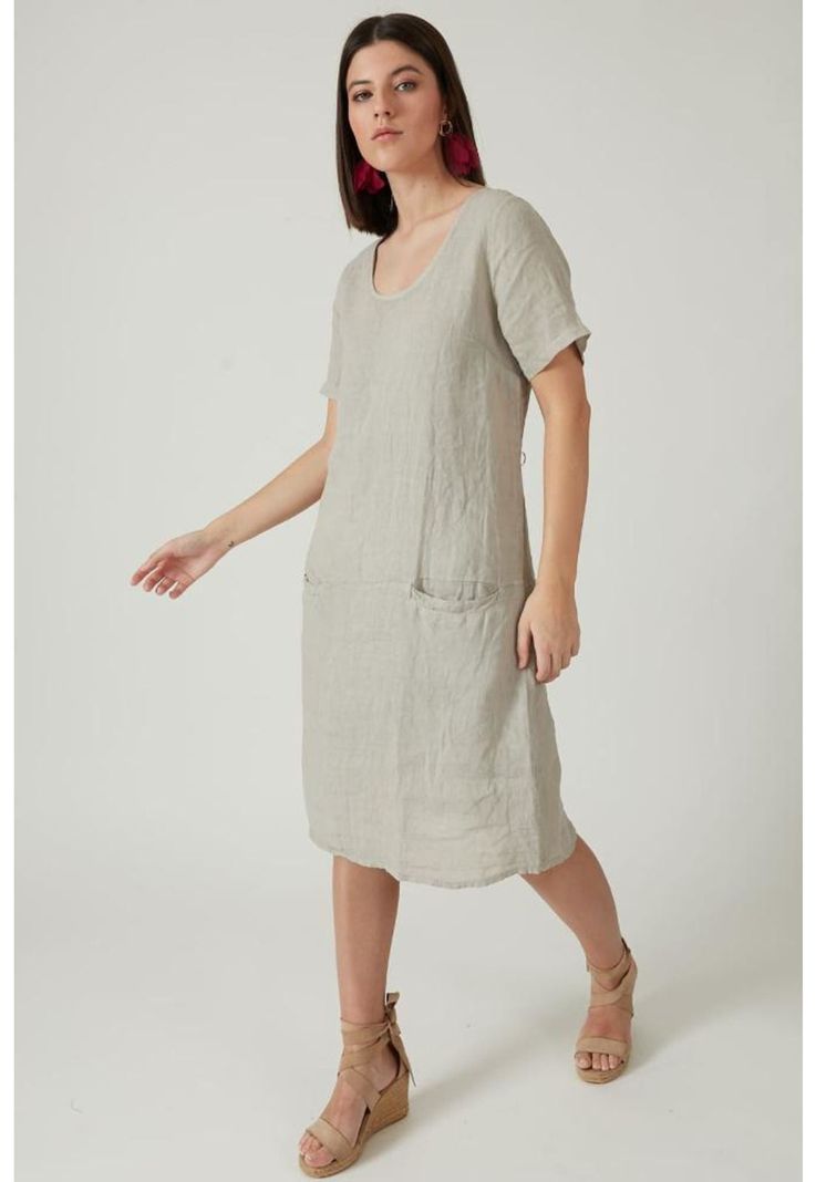 Vestido de lino vison-1
