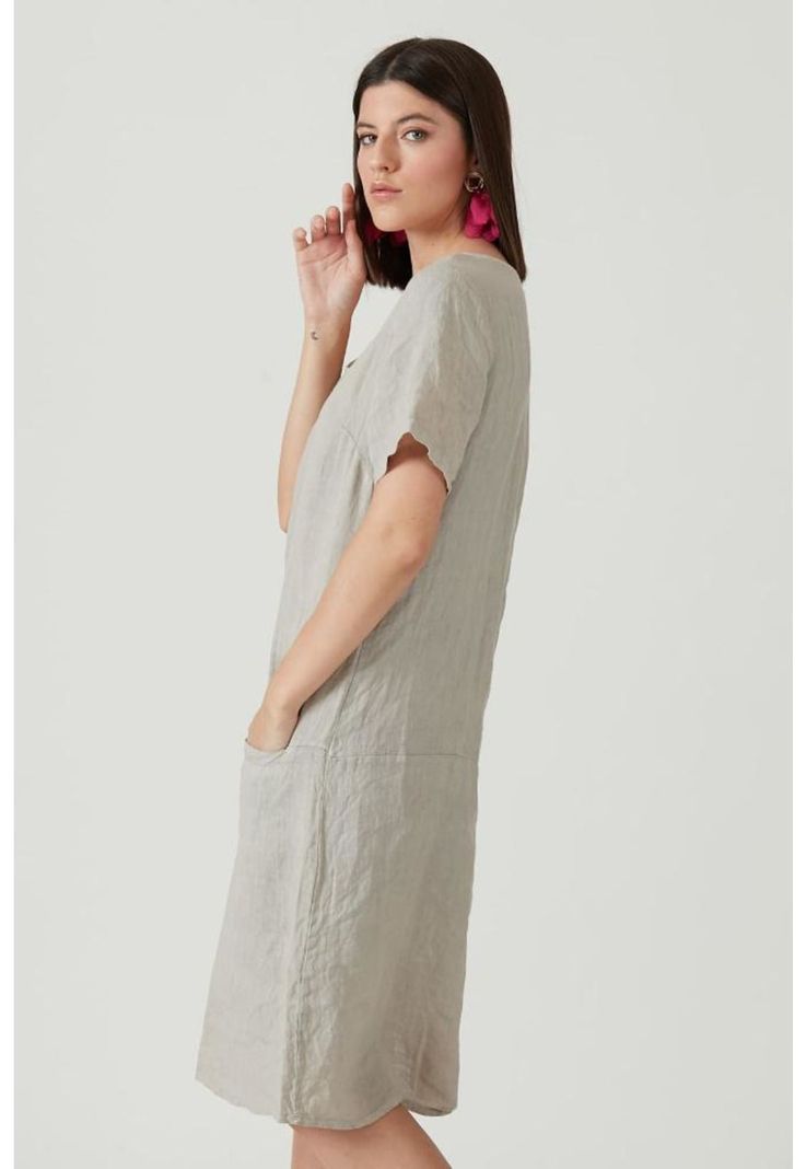 Vestido de lino vison-2