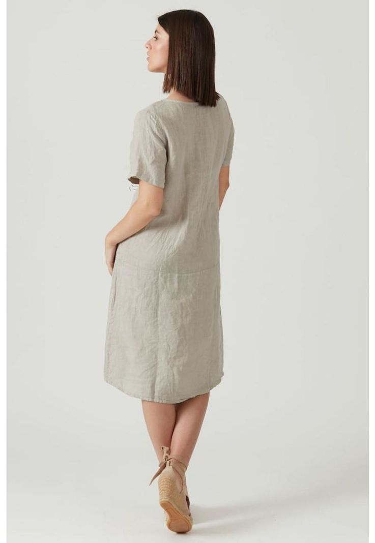 Vestido de lino vison-3