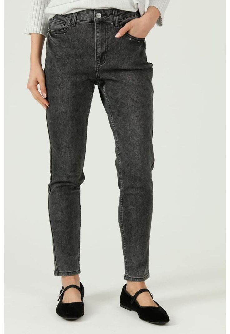 Jeans skinny negro PRIVILEGE-1