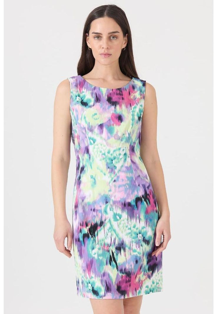Vestido lila estampado PRIVILEGE 1139-1