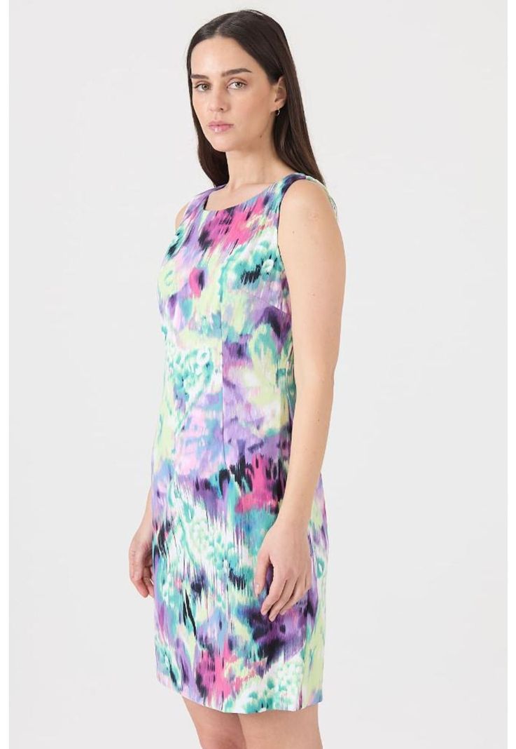 Vestido lila estampado PRIVILEGE 1139-2