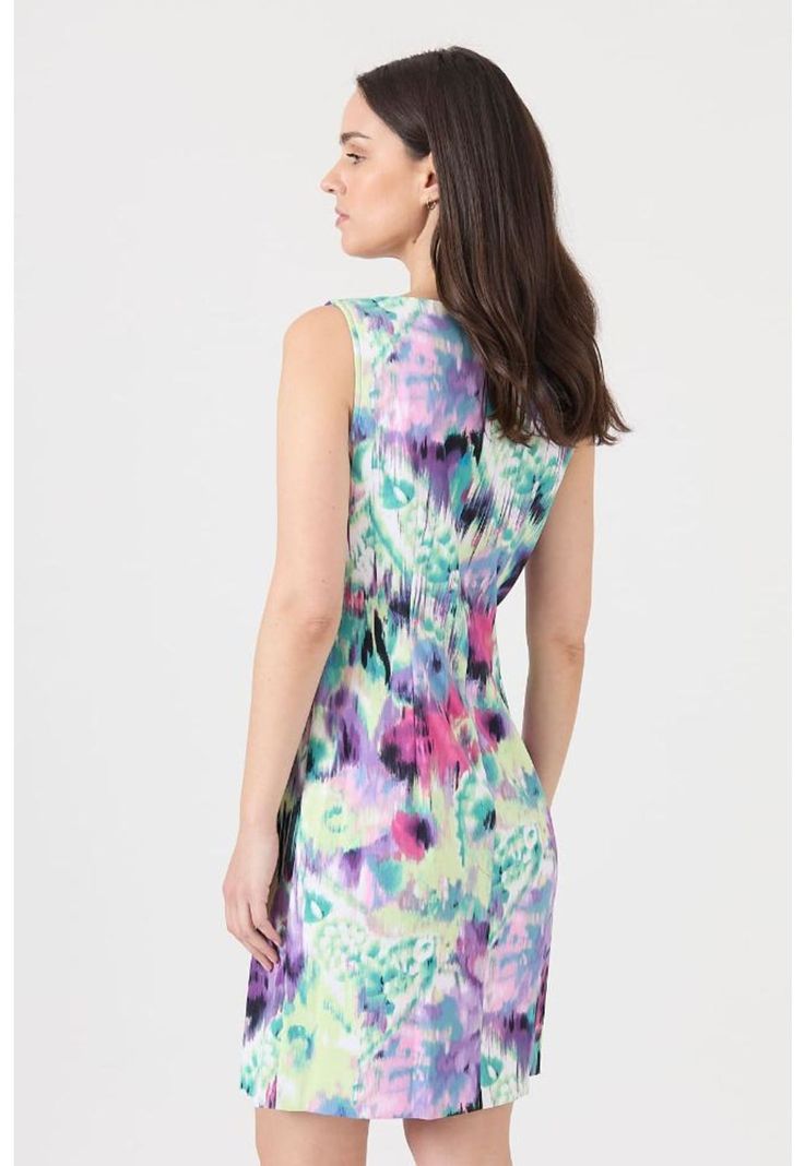 Vestido lila estampado PRIVILEGE 1139-3