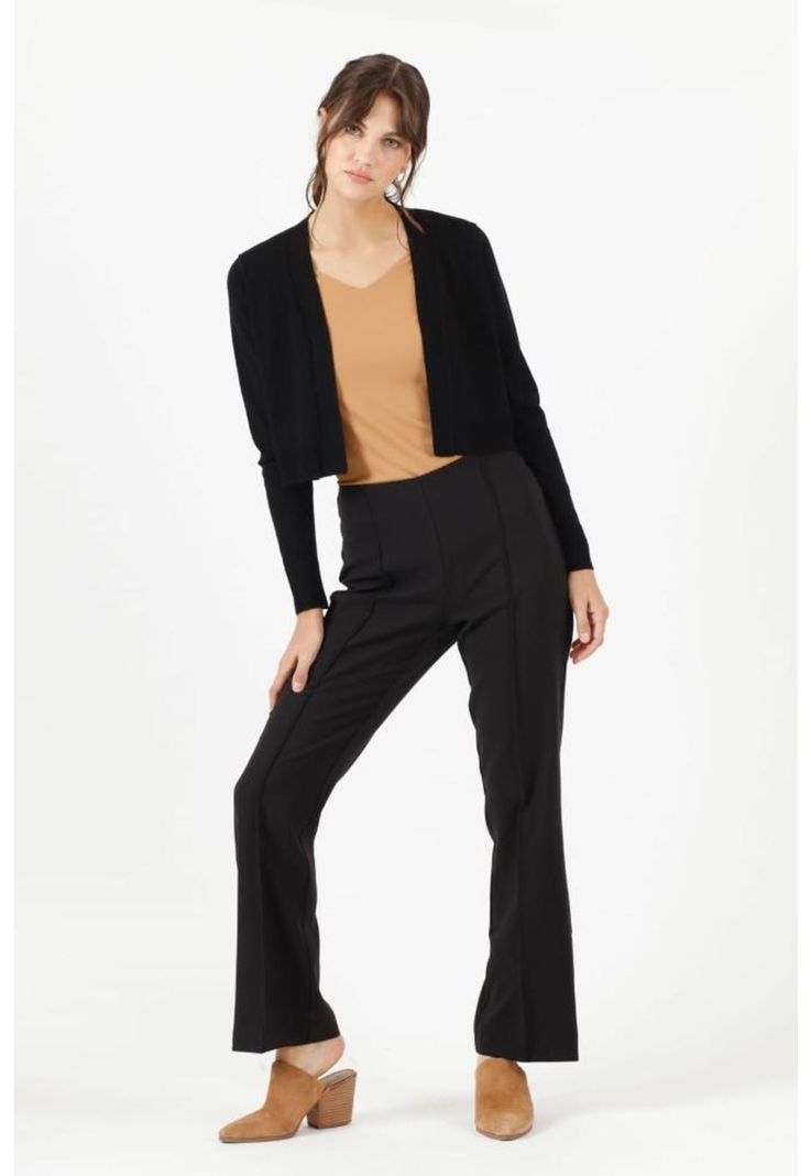 Leggings straight negra PRIVILEGE 737-1