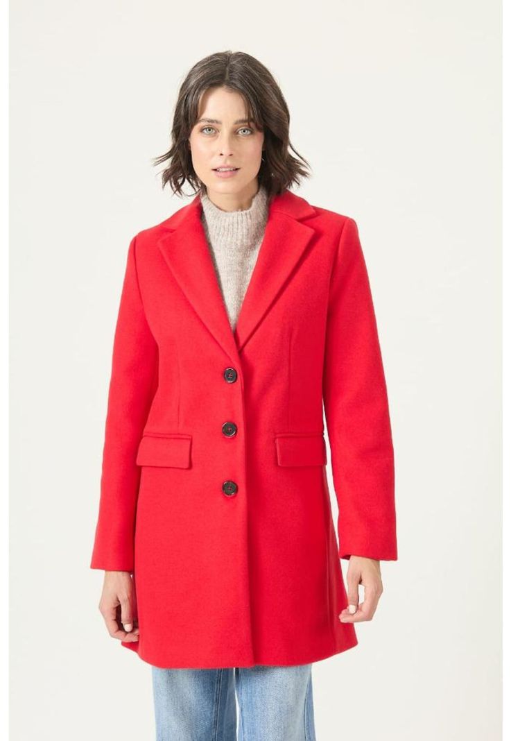 Abrigo rojo PRIVILEGE 2723-3